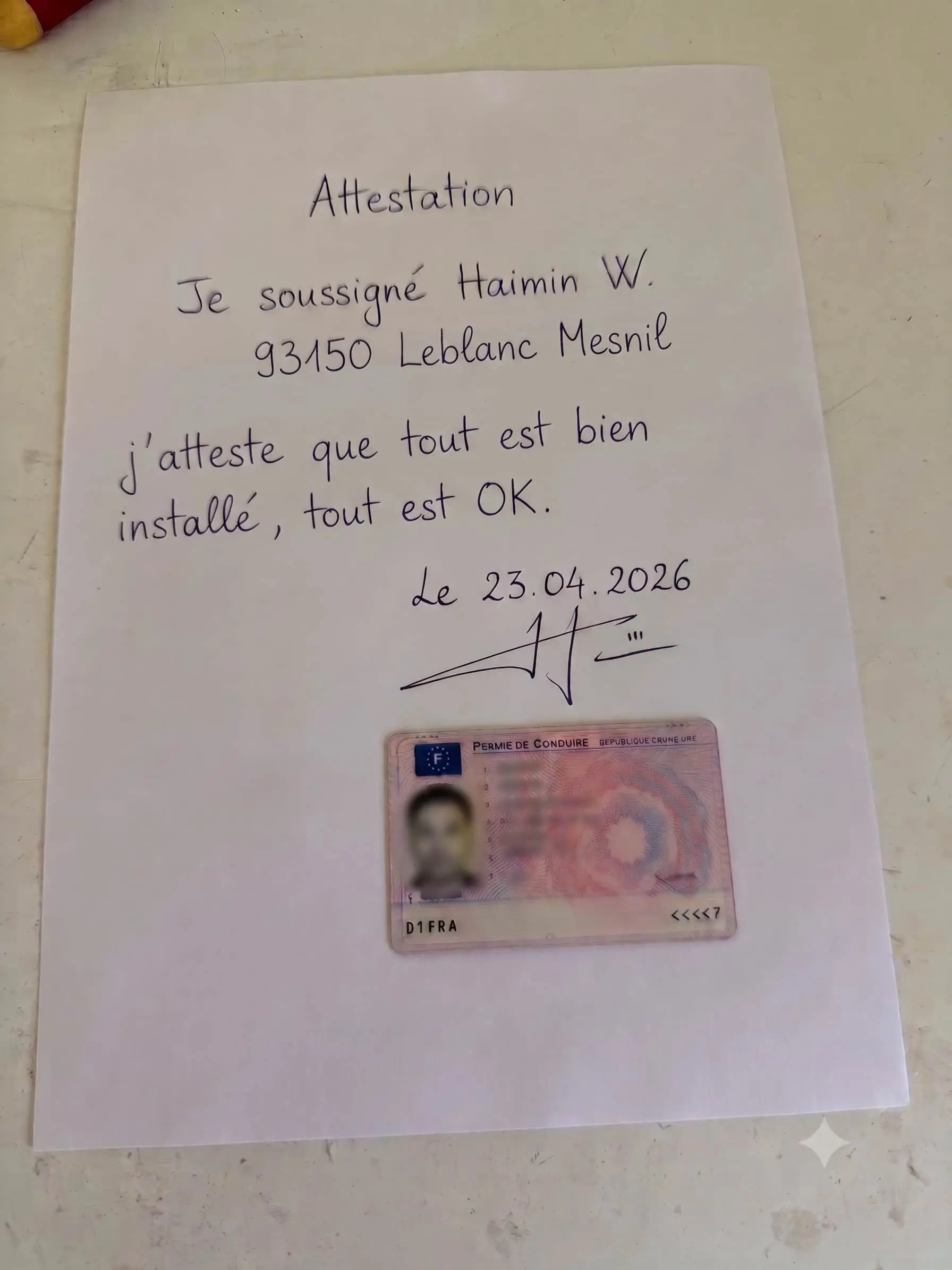 Avis client à le blanc mesnil
